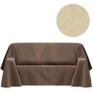 Belmarti® Plaid Banes 180x270cm Ivoor - Luxe Jaquard stof - Blijft uitstekend liggen op je bank - 50% katoen en 50% polyester - Premium kwaliteit uit Europa