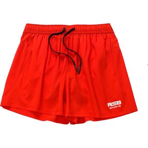 RSB Sports Short Sportbroek Heren - Korte broek - Joggingbroek - Rood - Maat XXL