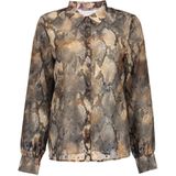 Geisha - 53634-20 - Blouse - Slangenprint - Grey/Brown