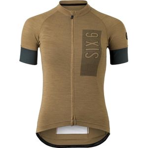 AGU Solid Merino Fietsshirt II SIX6 Dames - Bruin - M