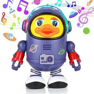 OodBlue Dansende Astronaut Eend Speelgoed met Licht en Geluid – Educatief Muzikaal Robot Speelgoed voor Kinderen