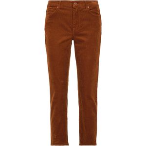 7 for all Mankind • bruine The Straight Crop ribfluwelen jeans • maat 26