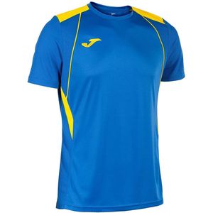 Joma - Championship VII - Sportshirt - Royal / Geel - Korte Mouw - Kinderen