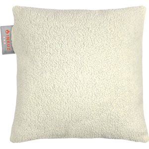Inkuz - Warmtekussen - Infrarood - Draadloos - Teddy - Wit - Gote powerbank - Oplaadbaar - Warmte kussen - 45x45