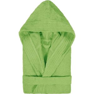 Kinderbadjas met Capuchon Uni Pure 10 Jaar Groen col 2612