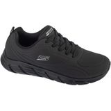 Skechers - BOBS B FLEX LO - Sneakers - Zwart - Plateau - Vetersluiting