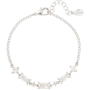 Bijoutheek Armband (sieraad) baguet zilver