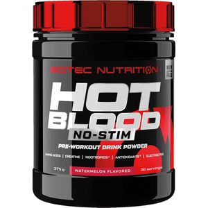 Scitec Nutrition - Hot Blood NO STIM Pre-Workout (Watermelon - 375 gram)