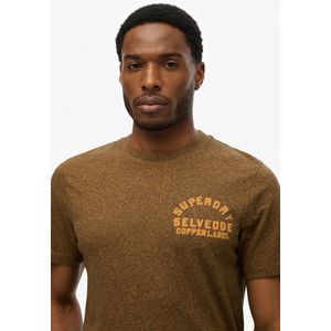 Superdry - Copper Label - T-Shirt - Zwart - 100% Katoen