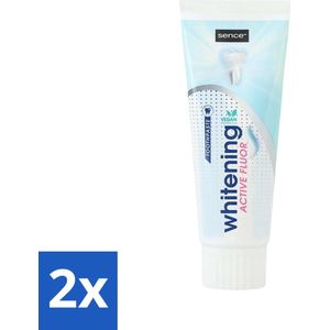 Sence - Whitening - Tandpasta - Met Fluor - 75 ml - Voordeelverpakking - 2 stuks