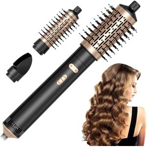Fohnborstel - Airstyler - 3 in 1 - Multistyler - Fohnborstel Kort Haar - Hairwrap - Krulborstel - Krultang - Dupe - Haarstyler - Haardroger Met Borstel - Warmteborstel - Stijlborstel - Kort & Lang Haar - Trendy - Stylingtool - Glad Volume - Voor Het