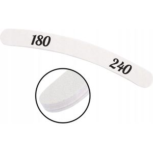 Banaan Nagelvijl Wit 180/240 - Professionele Manicure & Pedicure