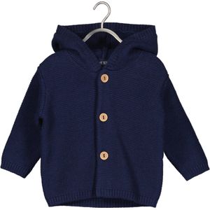 Blue Seven-Baby knitted cardigan-Night Blue - Maat 74