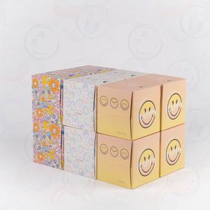 SmileyWorld® Ultra Soft Tissues - Cube Design - 48 sheets per box - 12 boxes