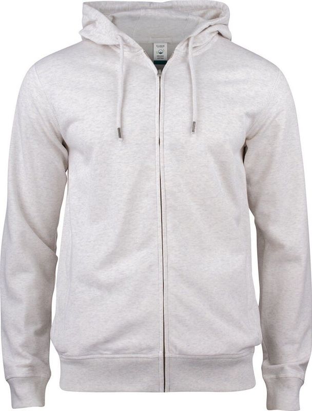 Clique Premium OC Hoody Full Zip 021004 - Nature Melange - S