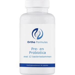 Darmflora Complex - 90 capsules - prebiotica - probiotica - prikkelbare darm - stoelgang - immuunsysteem - 10 miljard levende bacteriën - 12 probiotica stammen - voedingssupplement - vegan