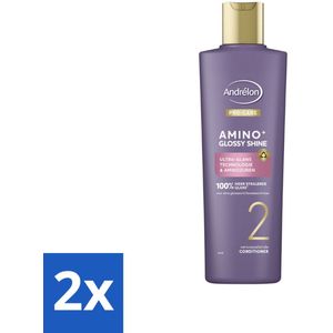Andrélon – Conditioner – Pro Care Amino+ Glossy Shine – 250 ml - Voordeelverpakking - 2 stuks