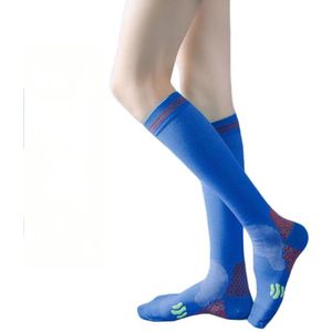 Antislip compressiekousen - 3 paar - geschikt voor maten 34-40 en 41-46 - jeugd honkbalsokken voor jongens en meisjes - kniekousen - fitnesssokken - springsokken - indoor sport yogasokken - tenniskuit antislipsokken