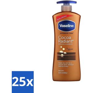 Vaseline - Cocoa Radiant - Bodylotion - Intensief Voedend - 600 ml - Bulkverpakking - 25 stuks