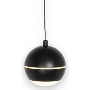 Moderne hanglamp Bilia | 1 lichts | zwart / goud | metaal / kunststof | Ø 12 cm | eetkamer / hal / slaapkamer / woonkamer lamp | modern / sfeervol design