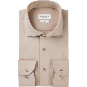 Profuomo business overhemd beige