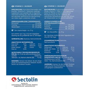 Sectolin Vitamine E + Seleen - 1000gram