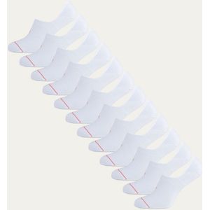 Undiemeister Lage Sokken - 2-pack - Chalk White (Wit) - Onzichtbare Sokken Handgemaakt - Zijdezacht - Mellowood Tencel - Extra Stevig - Footies - Maat 35-38