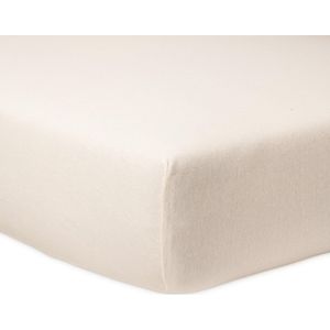 Vitality Pur - Hoeslaken 100% Katoen - Jersey stretch - Off White - 180/200 x 200/220+30cm