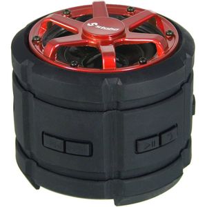 Watervaste outdoor Bluetooth luidspreker IPX7 zwart/rood