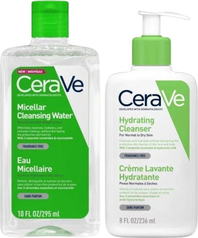 CeraVe - Hydrating Cleansing Set - 295+236ml - Gezichtscleansers