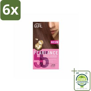 Guhl - Crème-kleuring - No. 55 Warmroodbruin Intensief - Haarverf - Voordeelverpakking - 6 stuks - Haarverf - Permanente kleur