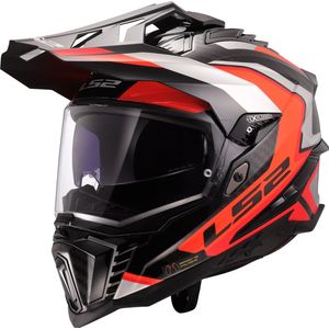 LS2 - MX701 C Explorer - Adventure Motorhelm - Oranje - Ventilatie