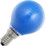 Schiefer - E14 Kogel Gloeilamp - Blauw - 15W - Dimbaar - 10lm - 220V/240V