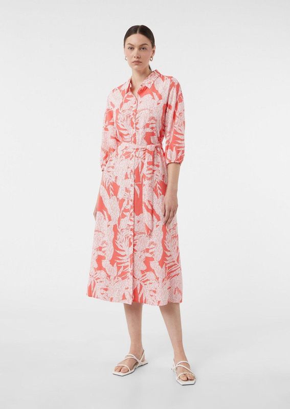 COMMA Blousejurk  pitaja roze / offwhite