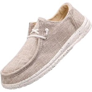 Livano Loafers Heren - Met Hak - Herenschoenen - Instappers - Beige - Maat 40