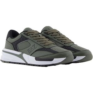 EA7 - Carter - Trainers - Groen - Plat - Veters - Casual