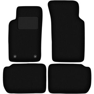 Zwarte veloursmatten voor: Ford Sierra stationwagen, sedan, liftback (1982-1993)