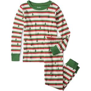 Hatley Unisex 2Delige Kerst Pyjama Silhouette Pines - 104