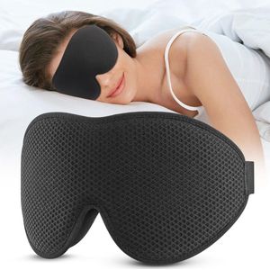 Ademend 3D Slaapmasker voor Volwassenen – Lichtblokkerend en Comfortabel Oogmasker voor Reizen en Yoga