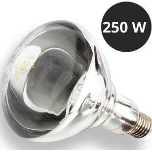 Heat Plus - Infrarood warmteLamp 250W Wit - Infraroodtherapie bij Ontspanning en Pijnverlichting - Voor Optimale Verwarming