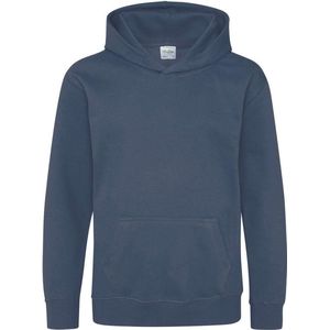 Just Hoods Kids Hoodie Airforce Blue Maat 9/11 (L)