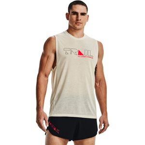 Under Armour Run Trail Tank Heren - sportshirts -  - maat L