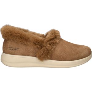 Skechers Hands Free Slip-Ins Cozy Escape dames pantoffels - Cognac - Maat 36