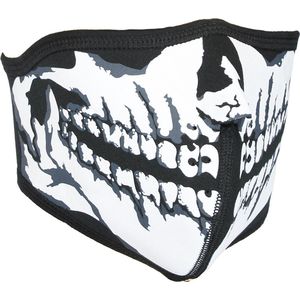 Biker Facemask Skimasker Skull Print met Filter - Hoge Kwaliteit