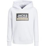 Jack & Jones sweater jongens - wit - JCOlogan - maat 128
