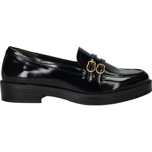 Tamaris - Slip-On Schoen - Zwart - Synthetisch - Blokhak 30 mm