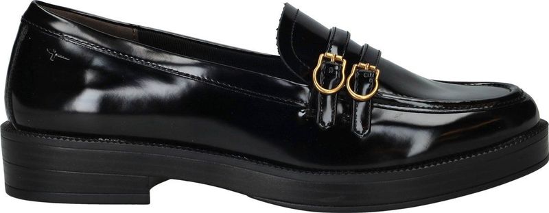 Tamaris - Slip-On Schoen - Zwart - Synthetisch - Blokhak 30 mm