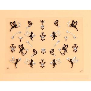 Nail art elfjes Tinkerbell feeën nagelstickers Nagel stickers