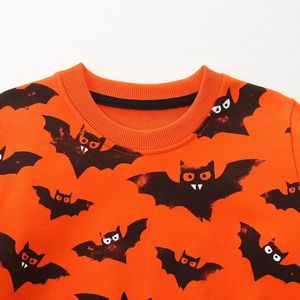 Ibenzoa® Jongens katoenen sweater met schattige patronen, lange mouwen, comfortabele pullover voor 1-7 jaar