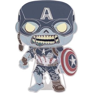 Funko What If...? - Marvel POP! Zombie Captain America 10 cm Pin - Multicolours